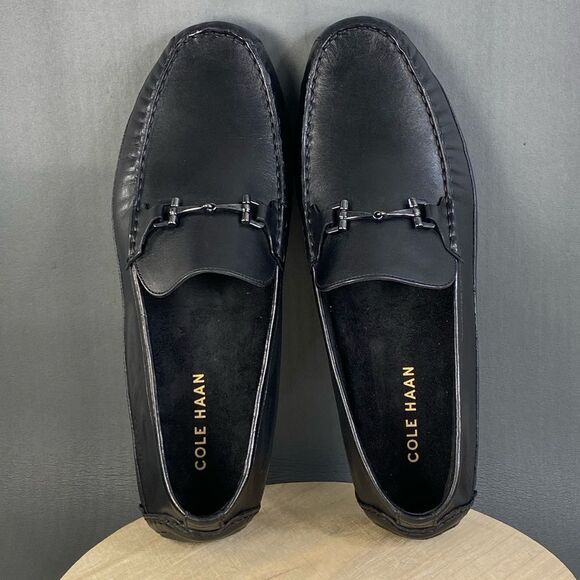 Cole Haan  Wyatt Bit leather Driver loafers shoe mens size - Picture 6 of 9